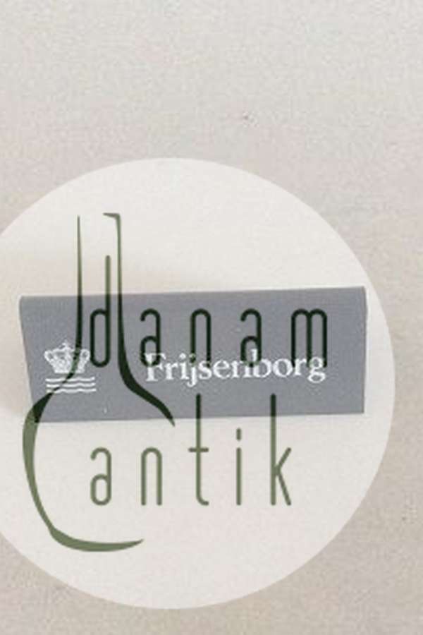 Royal Copenhagen Dealer Advertising sign in Plastic "Frijsenborg"