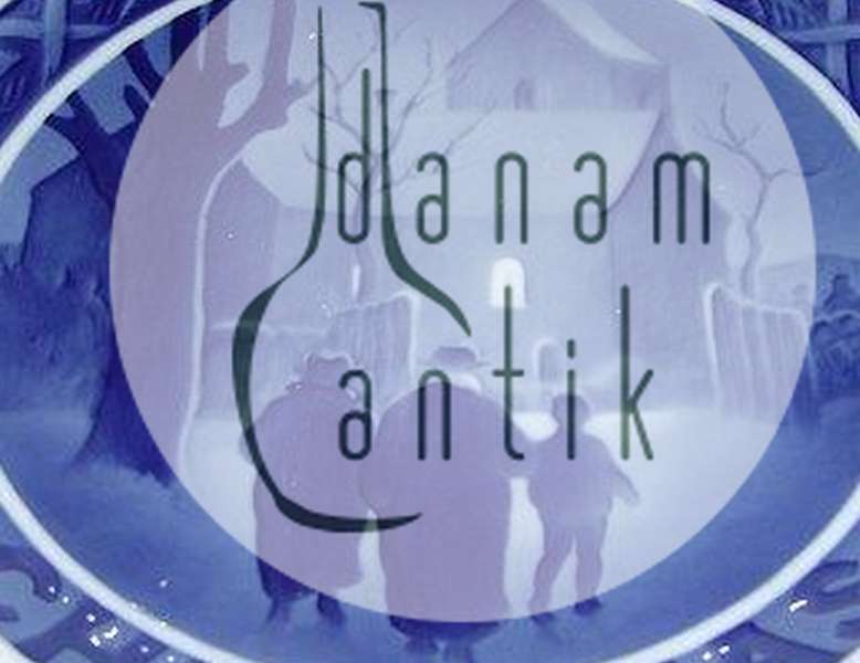 Royal Copenhagen Juleplatte fra 1928 med Engelsk Tekst "Christmas"