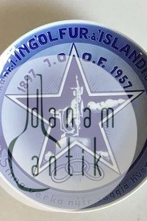 Bing & Grøndahl Mindeplatte fra 1957 BG-CM73