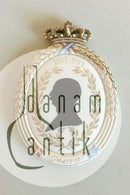 Royal Copenhagen Flora Danica Silhouette Platte Kong George of Grækenland No RC-S5