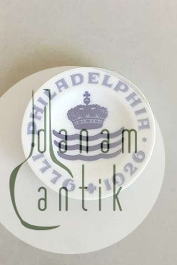 Royal Copenhagen Mindeplatte Philadelphia 1776 - 1926