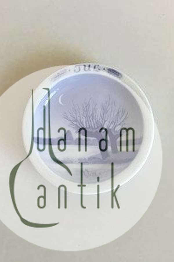 Royal Copenhagen Mindeplatte / Juleplatte med Nat Motiv