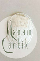 Royal Copenhagen Mindeplatte Glædelig Jul Fra Dalgas 1912 Oval med guldbelægning