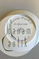 Royal Copenhagen Mindeplatte Dronning Margrethes 50års Fødselsdag