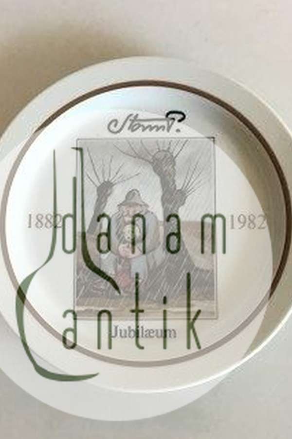 Royal Copenhagen Storm P Jubilæums Platte no. 2