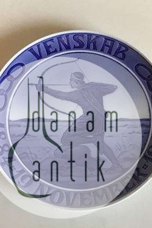 Royal Copenhagen Mindeplatte fra 1924 RC-CM229