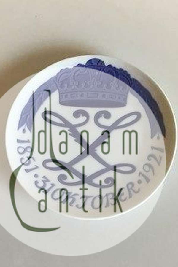 Royal Copenhagen Mindeplatte fra 1921 RC-CM202