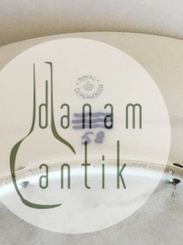 Royal Copenhagen Mindeplatte fra 1918 RC-CM178 Stor Juleplatte fra 1918