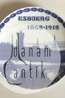 Royal Copenhagen Mindeplatte fra 1918 RC-CM173