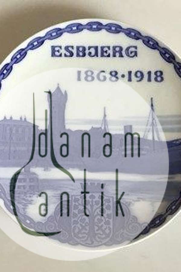 Royal Copenhagen Mindeplatte fra 1918 RC-CM173