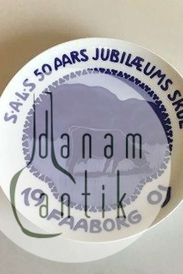 Royal Copenhagen Mindeplatte fra 1907 RC-CM74