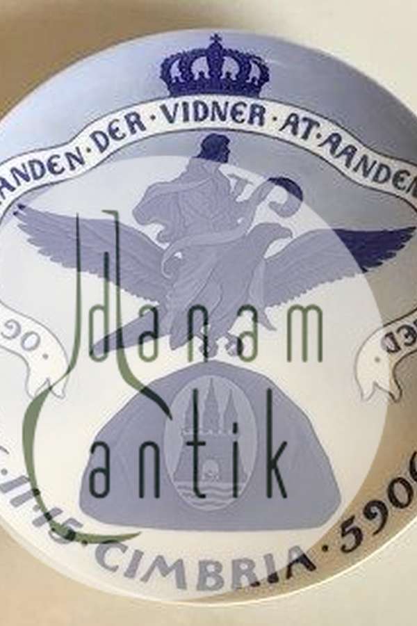 Royal Copenhagen Mindeplatte fra 1906 RC-CM63