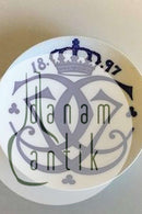 Royal Copenhagen Mindeplatte fra 1897 RC-CM8