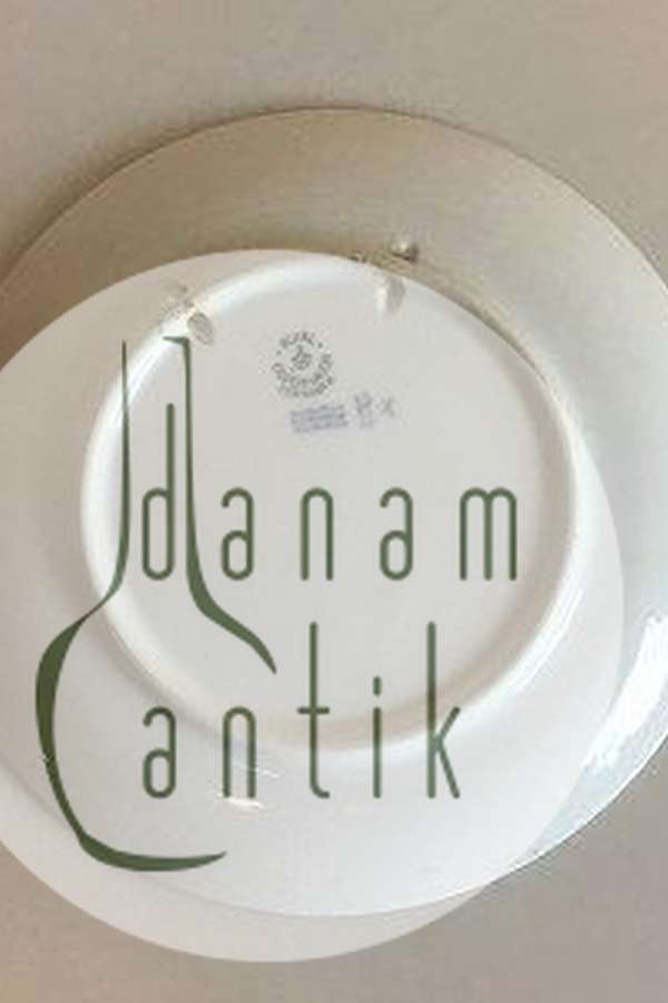 Royal Copenhagen Juleplatte fra 1942 med Tysk indskription "Weihnachten"