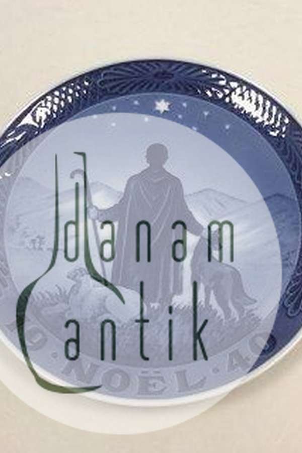 Royal Copenhagen Juleplatte fra 1940 med Fransk indskription "Noel"