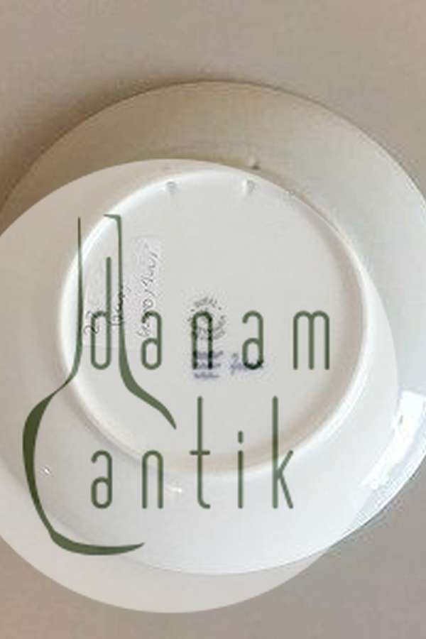 Royal Copenhagen Juleplatte fra 1937 med Tysk indskription "Weihnachten"