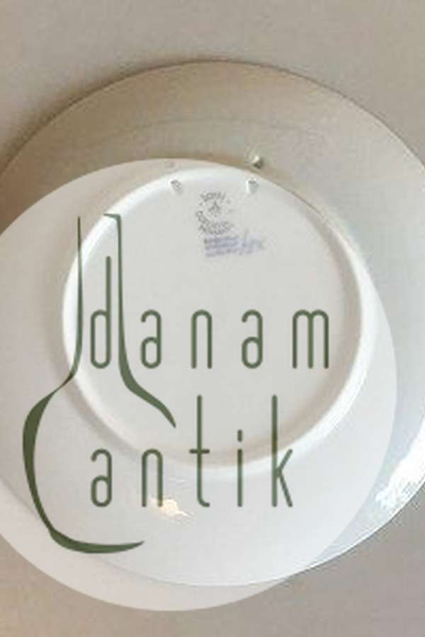 Royal Copenhagen Juleplatte fra 1935 med Tysk indskription "Weihnachten"