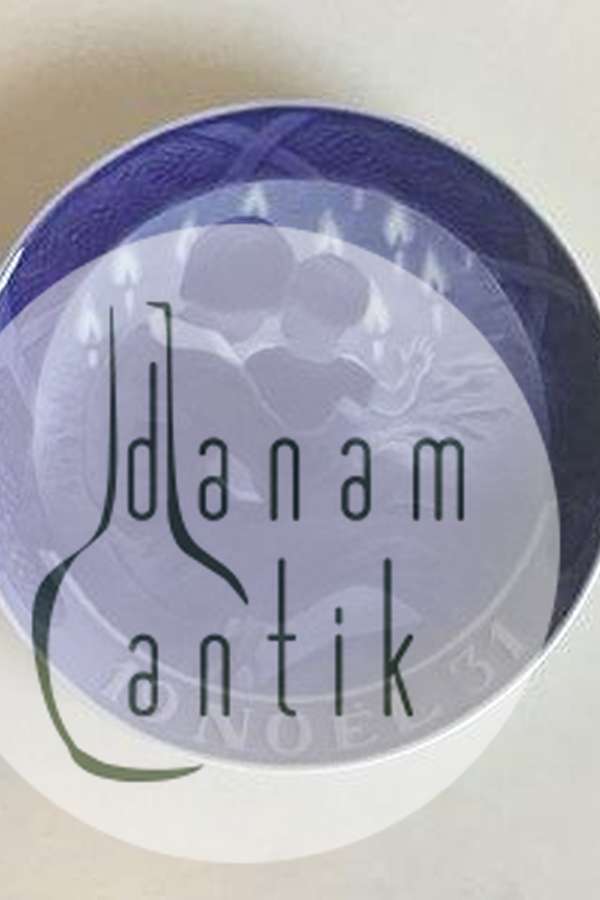 Royal Copenhagen Juleplatte fra 1931 med Fransk indskription "Noel"