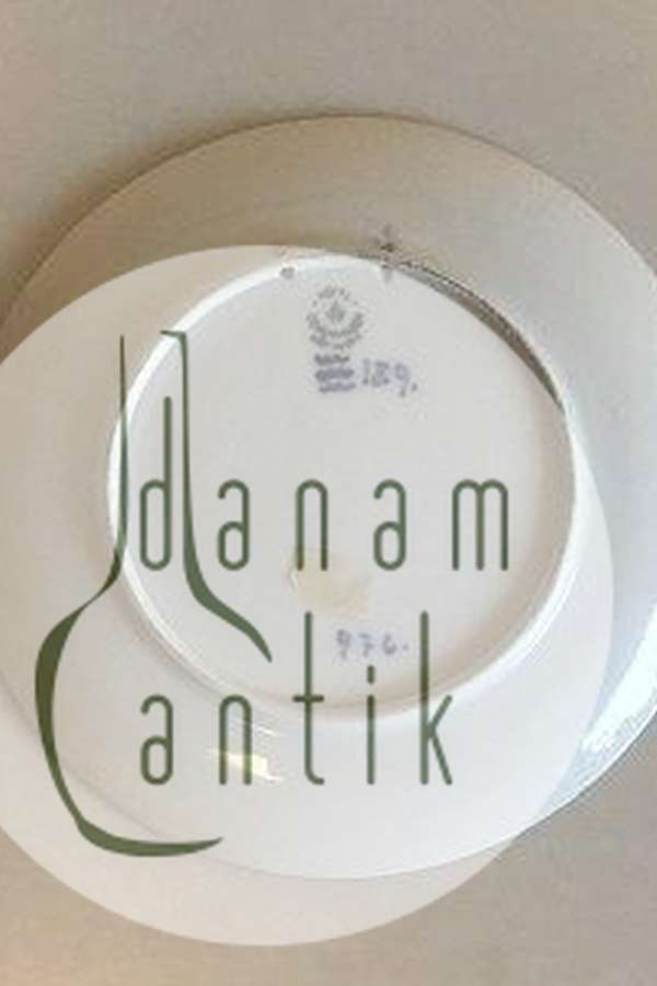 Royal Copenhagen Juleplatte fra 1924 med Tysk indskription "Weihnachten"