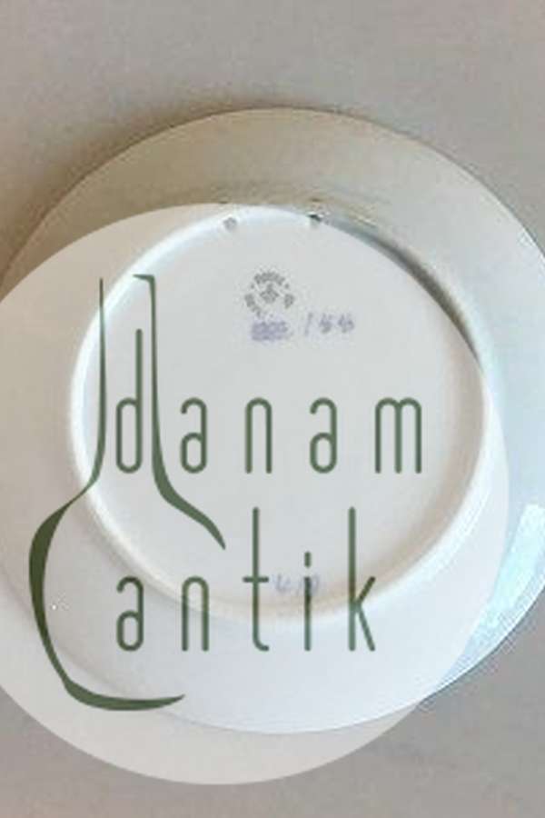 Royal Copenhagen Juleplatte fra 1921 med Engelsk indskription "Christmas"