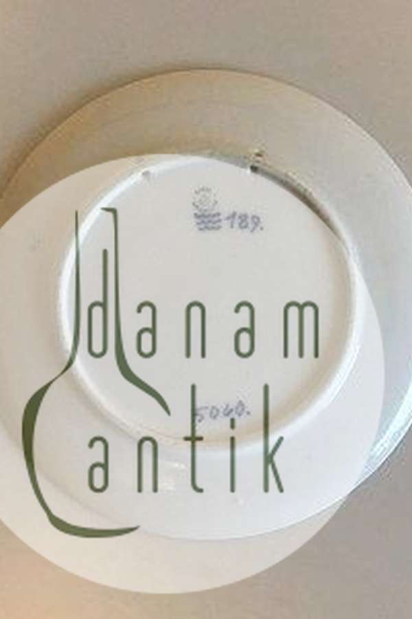 Royal Copenhagen Juleplatte fra 1920 med Tysk indskription "Weihnachten"