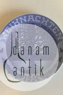 Royal Copenhagen Juleplatte fra 1914 med Tysk indskription "Weihnachten"