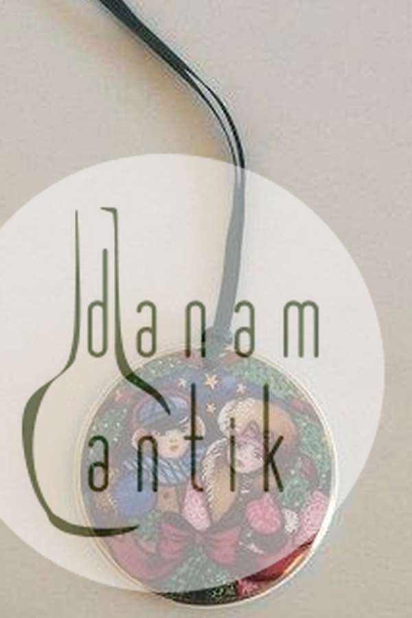 Royal Copenhagen Kære Familie Ornament "Skøjteløb" fra 1993