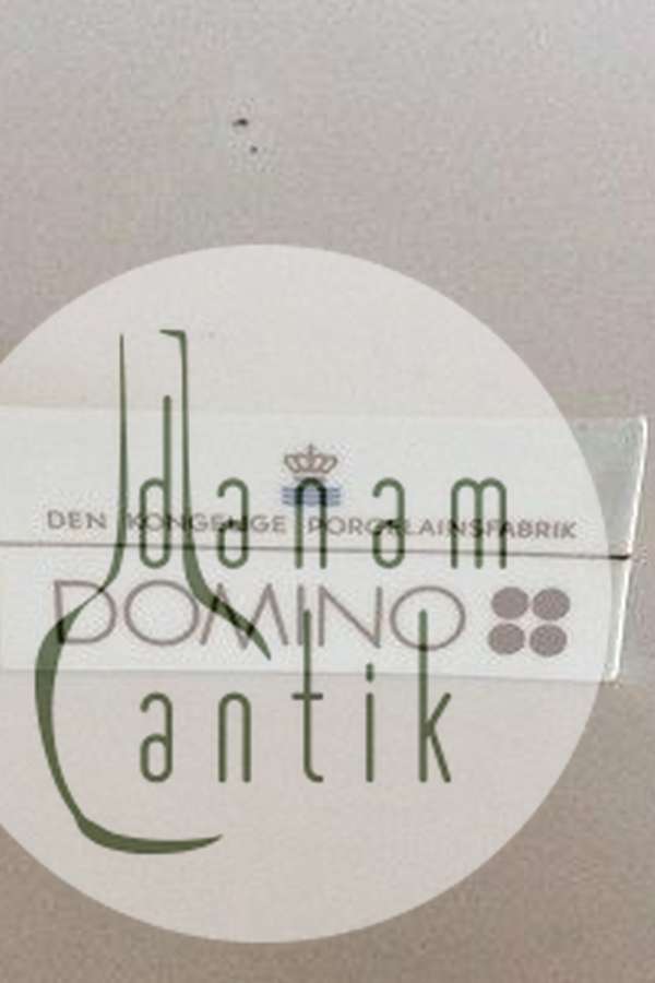 Royal Copenhagen Forhandler Reklame Skilt "Domino"