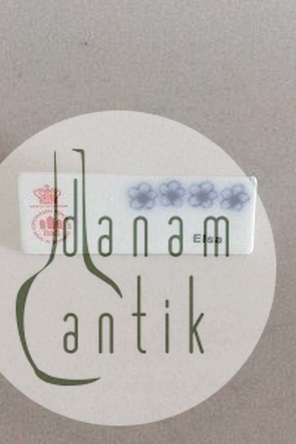 Bing & Grøndahl Forhandler Reklame Skilt "Elsa"