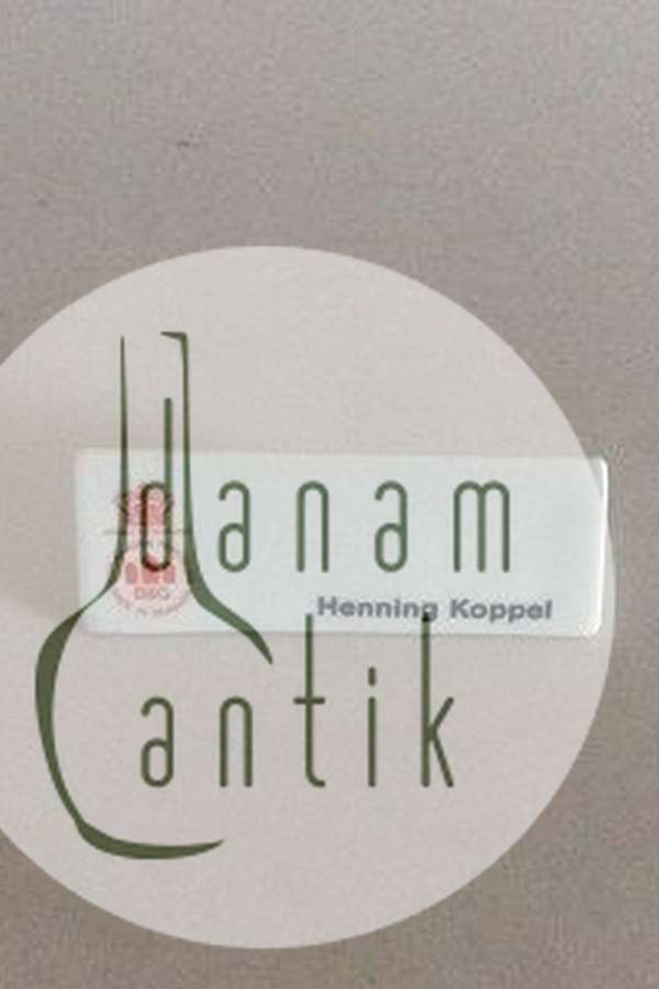 Bing & Grøndahl Dealer Advertising Sign "Henning Koppel"