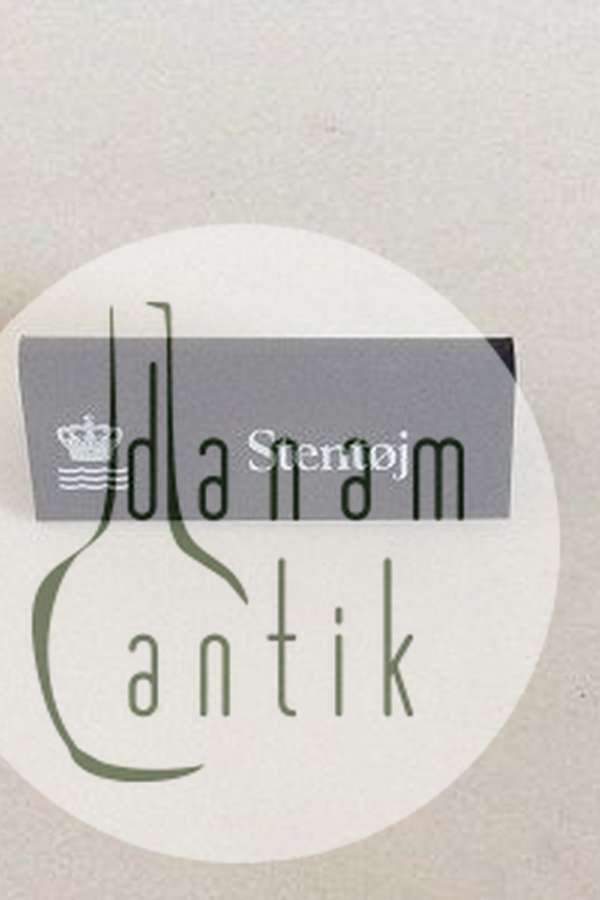 Royal Copenhagen Dealer Advertising Sign in Plastic "Stoneware"