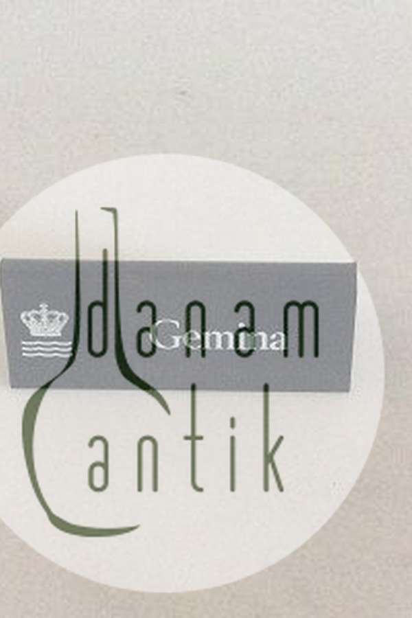 Royal Copenhagen Dealer Advertising Sign in Plastic "Gemina"