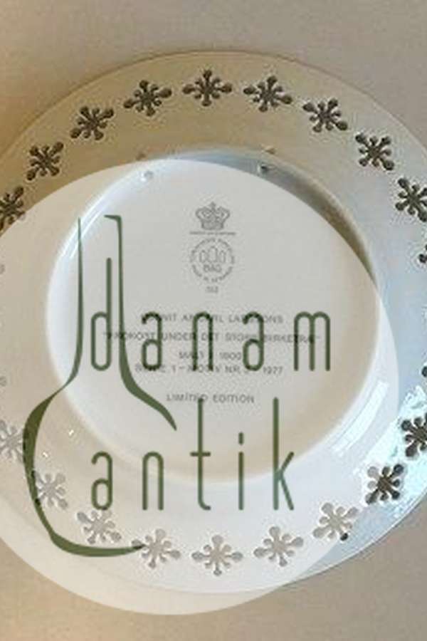 Bing og Grøndahl Carl Larsson platte "Frokost under det store birketræ" Serie 1, Nr. 2, 1977