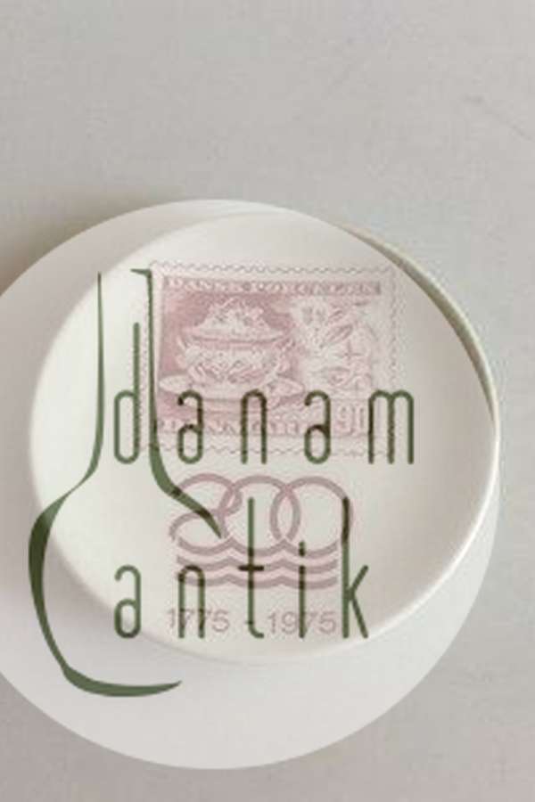 Royal Copenhagen 2010 Plaquette Frimærke 90, 200-året for Royal Copenhagen 1775-1975 No 226