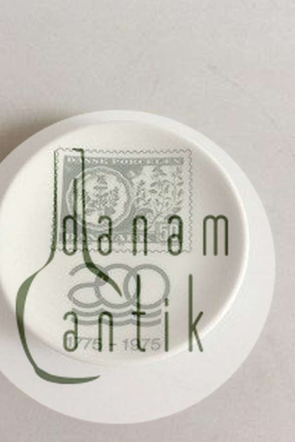 Royal Copenhagen 2010 Plaquette Frimærke 50, 200-året for Royal Copenhagen 1775-1975 No 225