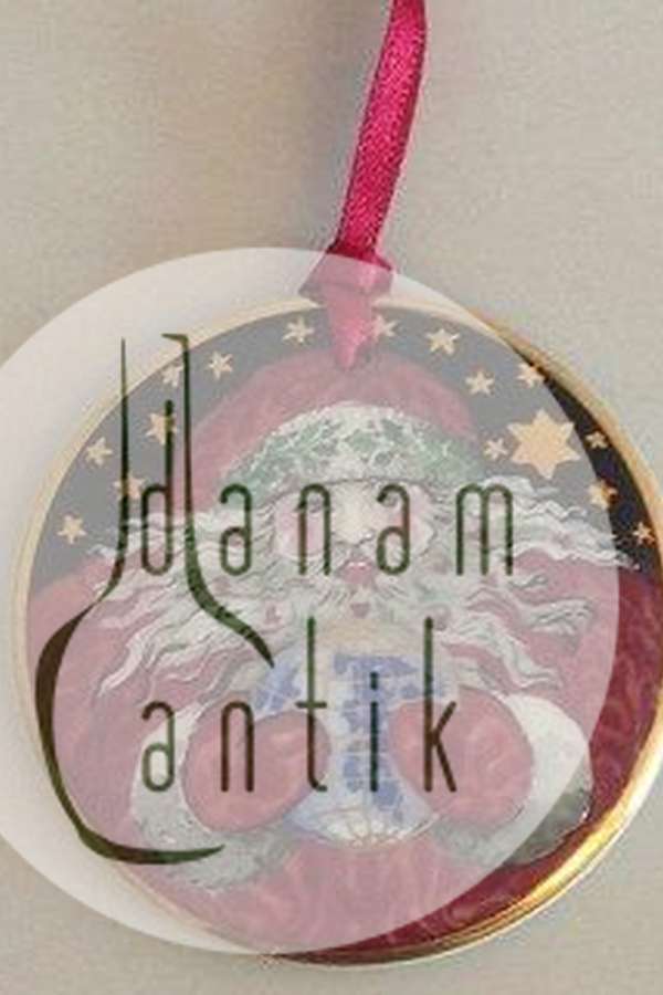 Bing og Grøndahl Santa Claus Ornament fra 2000