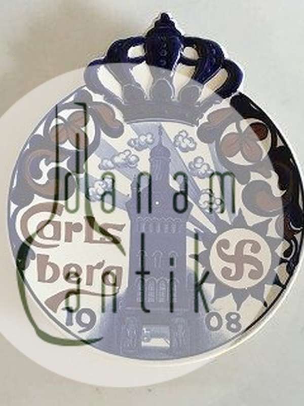 Aluminia Carlsberg Bryggeri Platte fra 1908