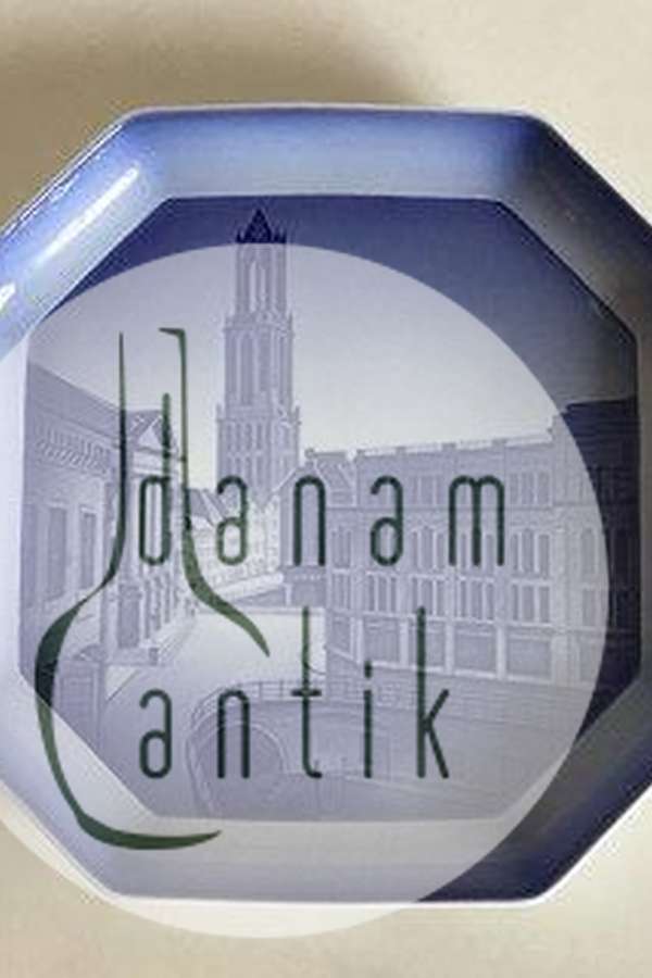 Bing og Grøndahl Alfabet Platte Utrecht. Designet i 1933-1934 af Ove Larsen