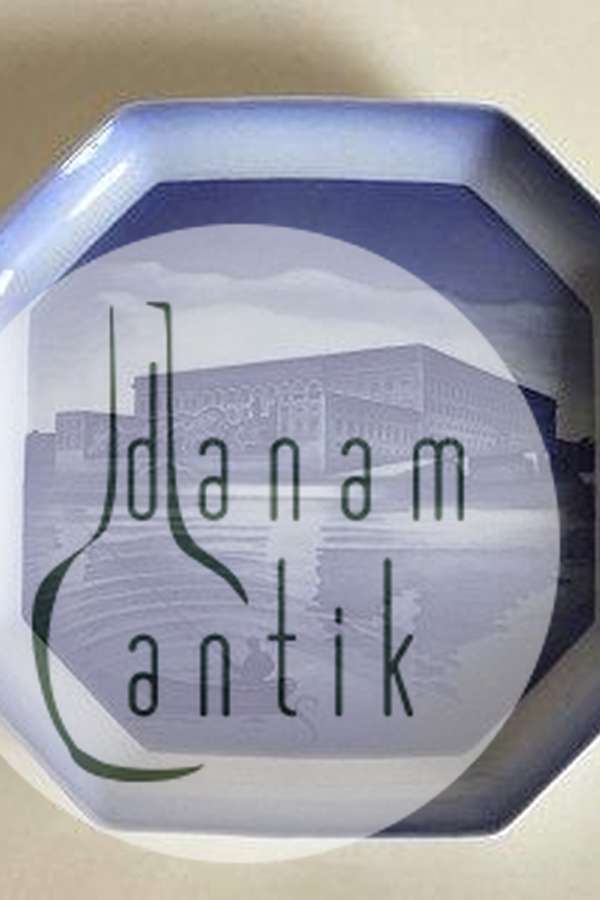 Bing og Grøndahl Alfabet Platte Stockholm. Designet i 1933-1934 af Ove Larsen