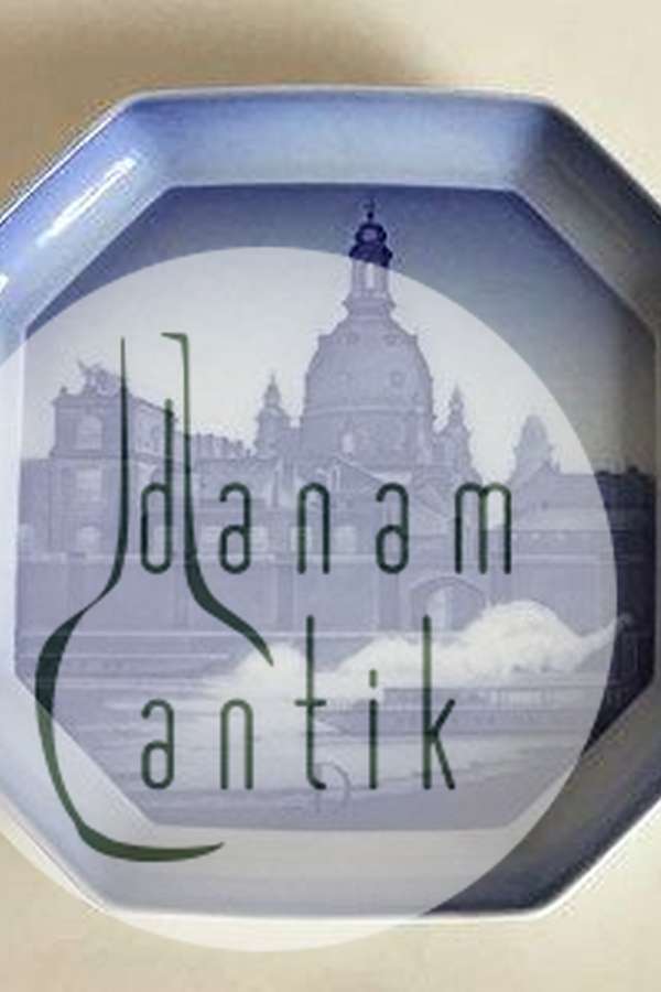 Bing og Grøndahl Alfabet Platte Dresden. Designet i 1933-1934 af Ove Larsen