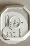 Bing og Grøndahl Alfabet Platte Børsen. Designet i 1933-1934 af Ove Larsen