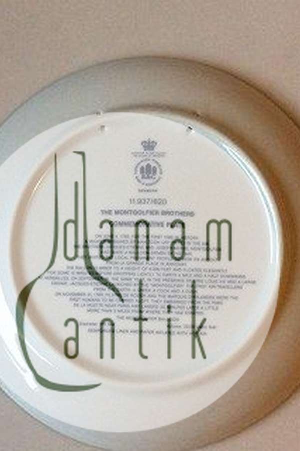 Bing & Grøndahl SAS The Montgolfier Brothers Plate