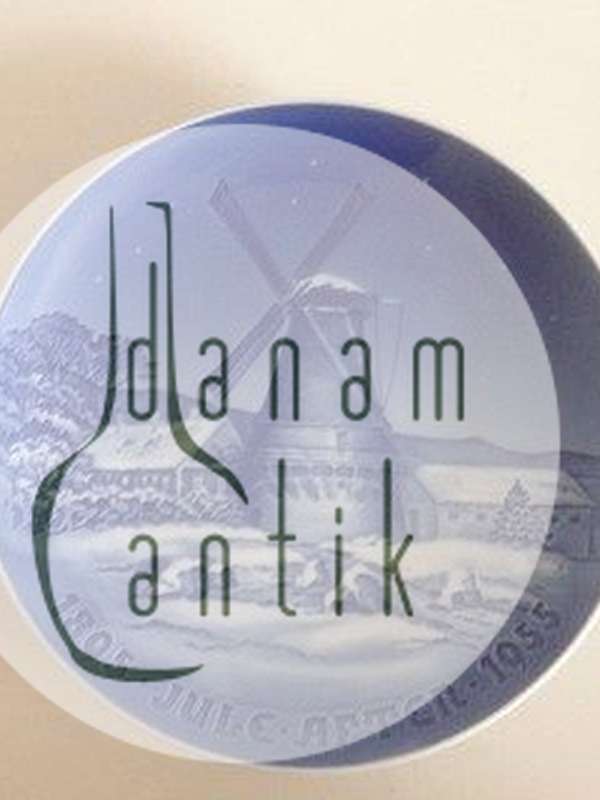 Bing & Grøndahl Jule Jubilæums Platte fra 1955