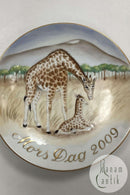 Bing og Grøndahl Mors Dags Platte i overglasur fra 2009