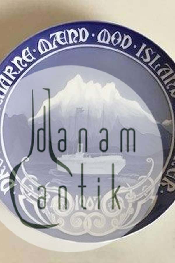 Bing & Grøndahl Mindeplatte fra 1907 BG-CM24