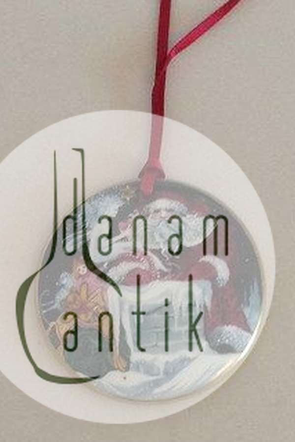 Bing og Grøndahl Santa Claus Ornament fra 1992