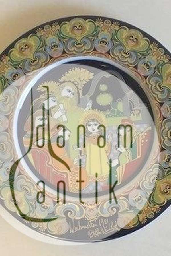 Bjørn Wiinblad Rosenthal Juleplatte fra 1981