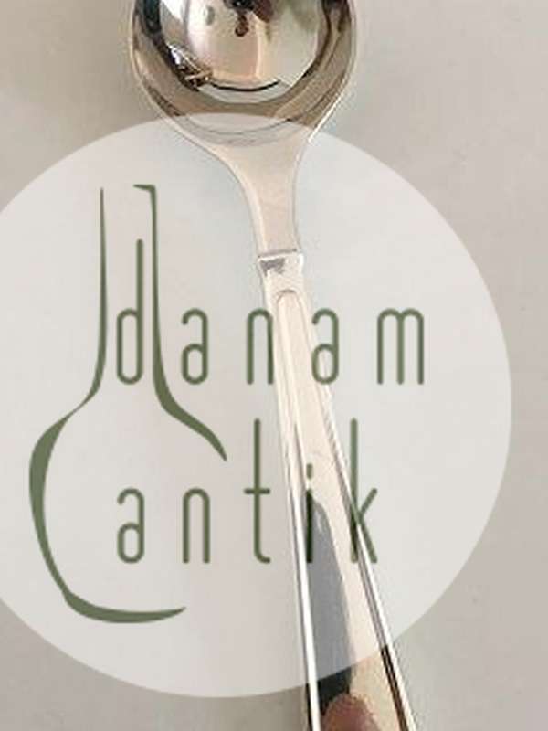 Georg Jensen Koppel Sterling Sølv Ske med Stålmontage