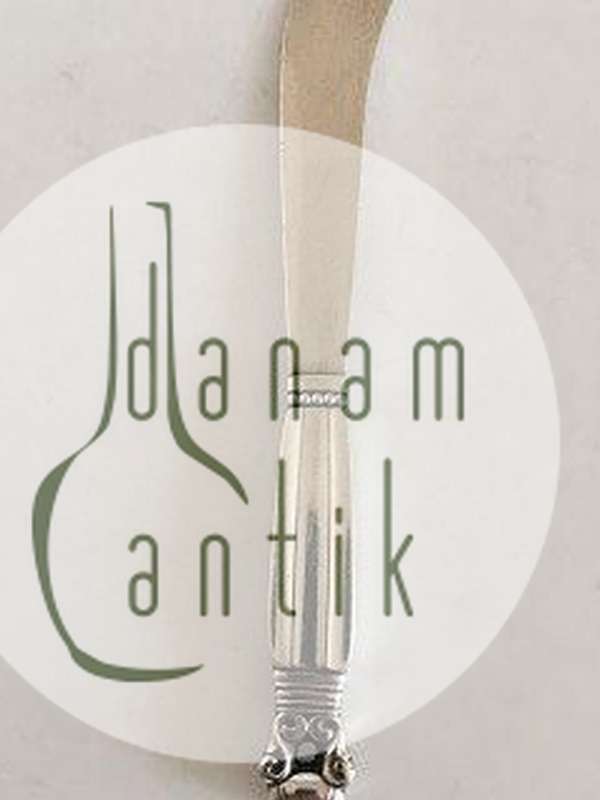 Georg Jensen Sterling Sølv Konge Smørkniv No 046