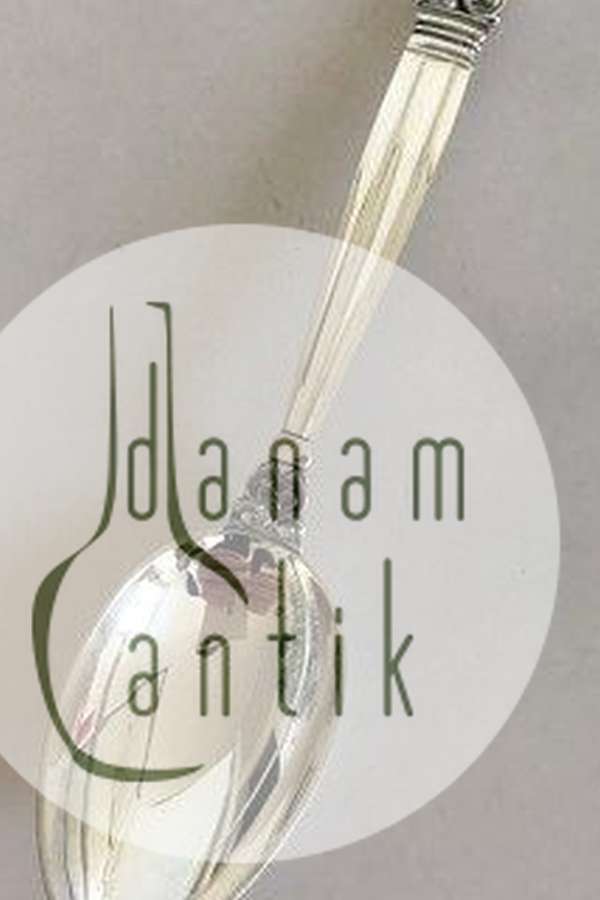 Georg Jensen Sterling Sølv 'Konge' Barneske / Stor Teske No 031